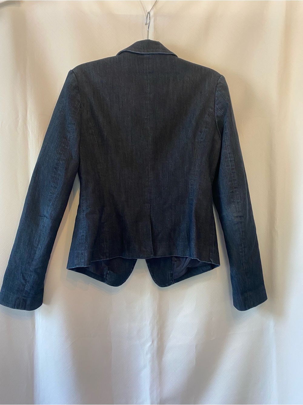 Mexx Y2K Dark Denim Fitted Blazer 40 elevated Grunge Western Cowgirl Corpcore - Picture 4 of 16